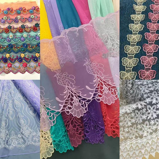Trimming Mush Lace Mush Lace akeh digunakake ing kabeh aspek gesang