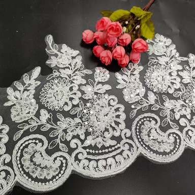 Bridal Lace Border Edge Wedding Lace Trim