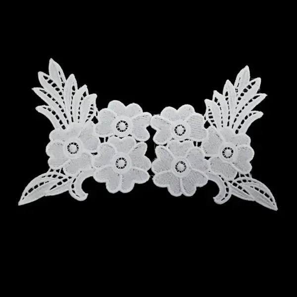 Sutra Siput Susu Susu Putih Lace Vintage Cash for Camelan Gaun Pengantin lan Aksesoris Pakaian Liyane