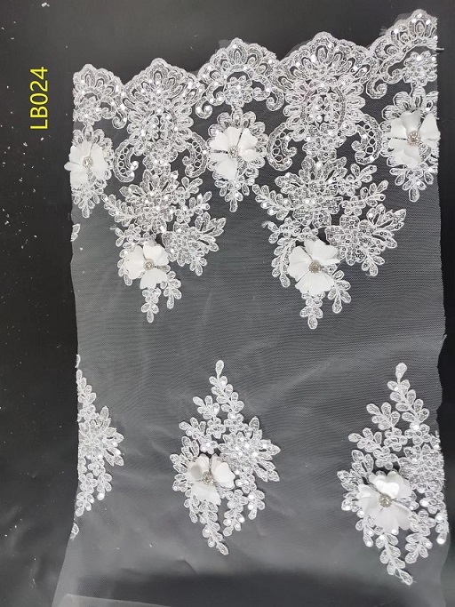 Kain Gaun Pengantin Sulam