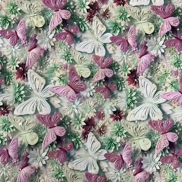 Custom Embroidered Cotton Lace Eyelet Fabric Custom Embroidered Cotton Lace Eyelet Fabric