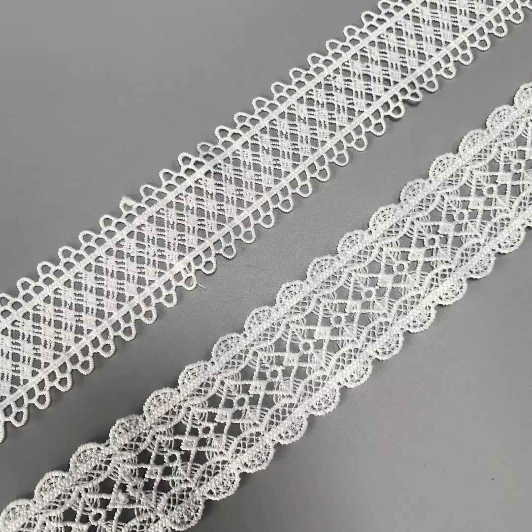 Customized White Milk Silk Embroidery Lace Vintage Chemical Lace For Wedding Dresses Shoes And Other Clothing Accessories Customized White Milk Silk Embroidery Lace Vintage Chemical Lace For Wedding Dresses Shoes And Other Clothing Accessories