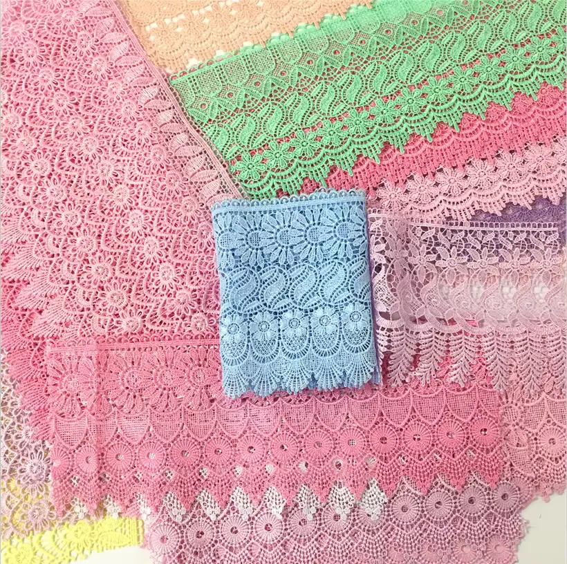 Fashionable High Quality Short Three Dimensional Floral Sequin Lace Suitable For Dresses And Other Accessories Fashionable High Quality Short Three Dimensional Floral Sequin Lace Suitable For Dresses And Other Accessories