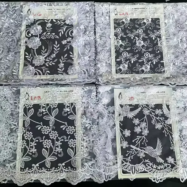New Arrival Velvet Laser Cut Flower Pattern Lace Fabric New Arrival Velvet Laser Cut Flower Pattern Lace Fabric