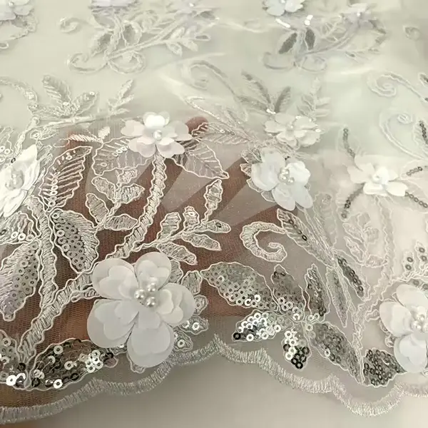 Wholesale Custom Tulle Fabric Embroidery Lace Fabric Wholesale Custom Tulle Fabric Embroidery Lace Fabric