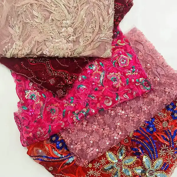 Wholesale Custom Tulle Fabric Embroidery Lace Fabric Wholesale Custom Tulle Fabric Embroidery Lace Fabric