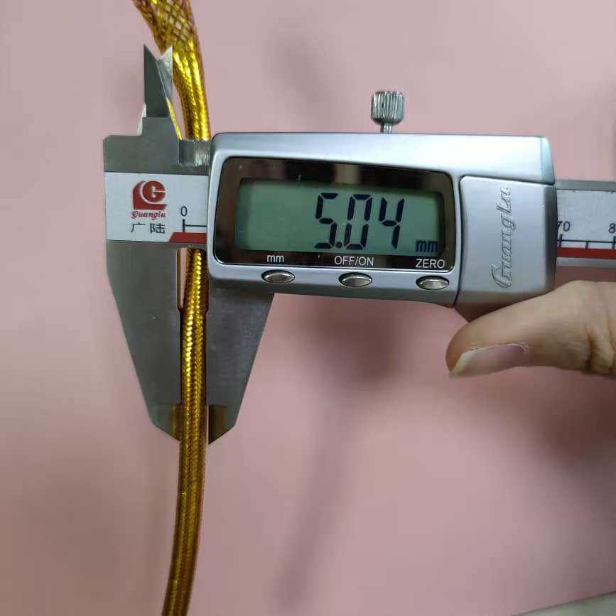 5mm Colorful Metallic Polyester Rope Jewelry Thread Metallic Cords Rope