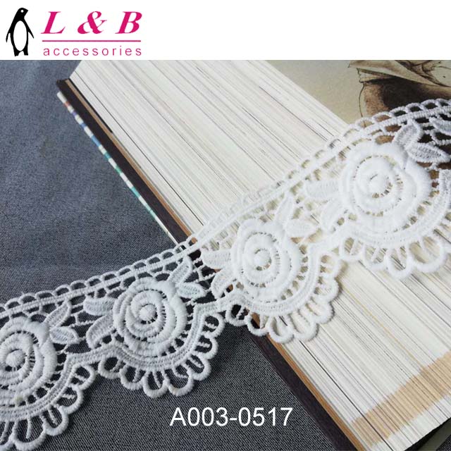 Wholesale Latest Model High Quality Polyester Fringe Lace