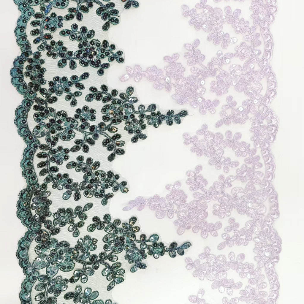 Lace Border Perkawinan Pengantin Pengantin Pengantin Mewah Lace kanggo Pernikahan Lace