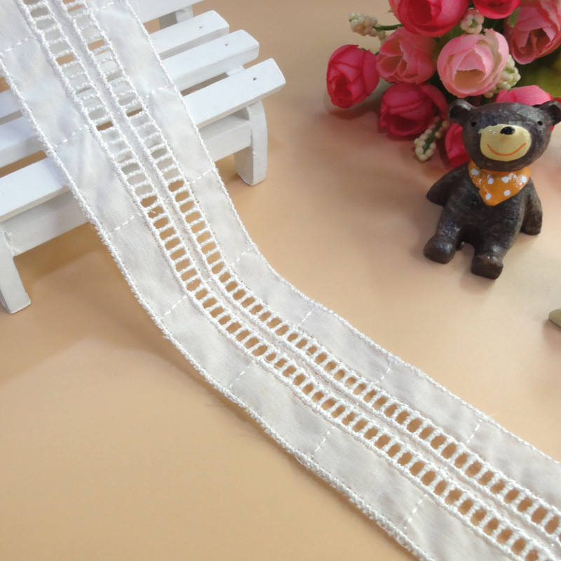 Kain Pernikahan Pernikahan Anyar Kualitas Kualitas Gaya / Lable Lace Cotton Cord Sulam Sulaman